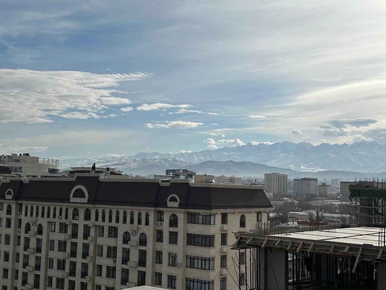 Apartment With City View On Sydykova St. 123 Bishkek Exterior photo